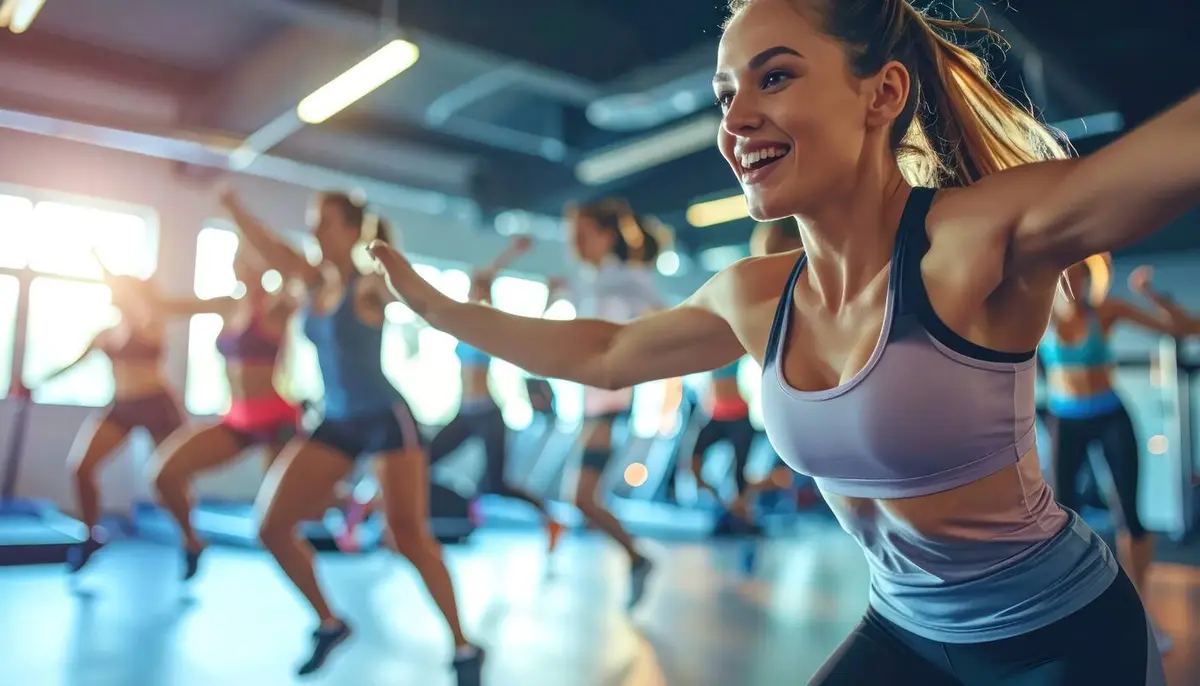 Group dance fitness